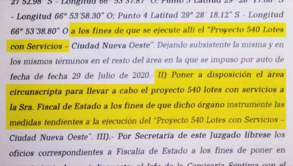La Justicia reconoció al Estado como propietario de las tres mil hectáreas